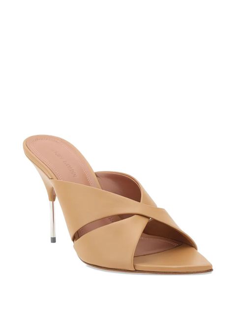Amina Muaddi 85mm Samantha mules - Neutrals - zdjęcie produktu nr 2