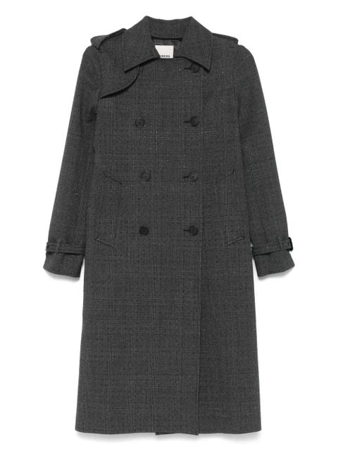 SANDRO crystal-embellished coat - Grey - zdjęcie produktu nr 1