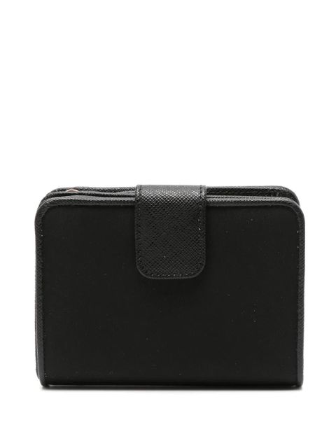 Prada enamel triangle-logo wallet - Black - zdjęcie produktu nr 1