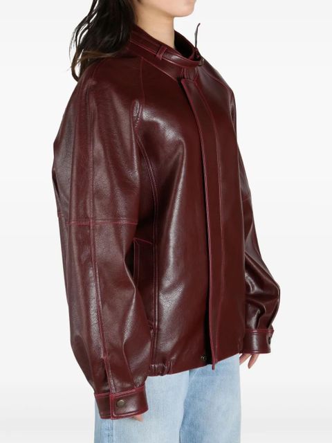 MM6 Maison Margiela raglan-sleeves jacket - Red