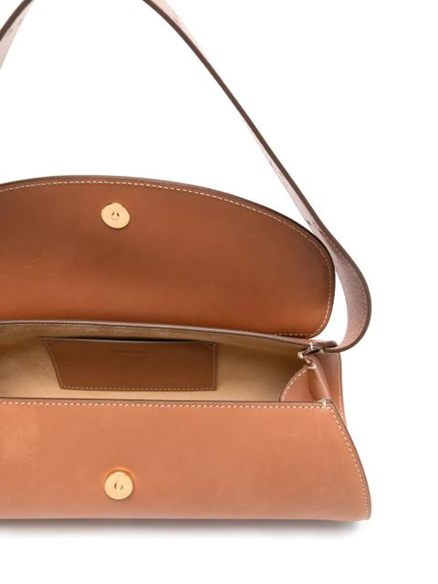 Jil Sander Cannolo shoulder bag - Brown