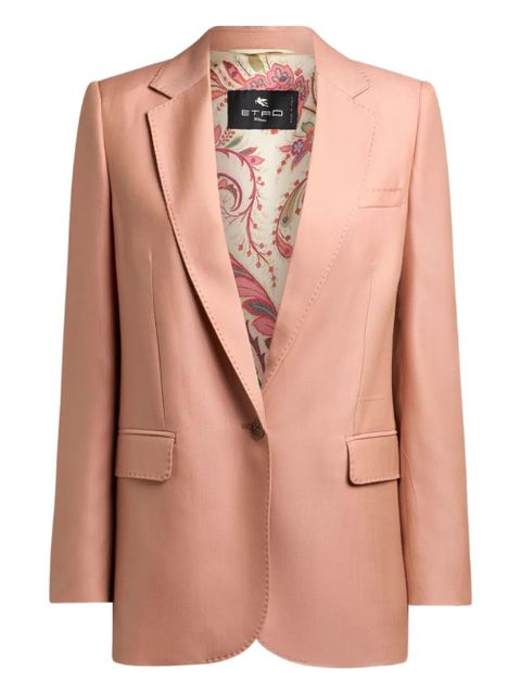ETRO single-breasted blazer - Pink - zdjęcie produktu nr 1