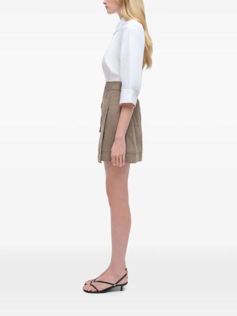 Simkhai Fraser long-sleeve mini skirt - Neutrals