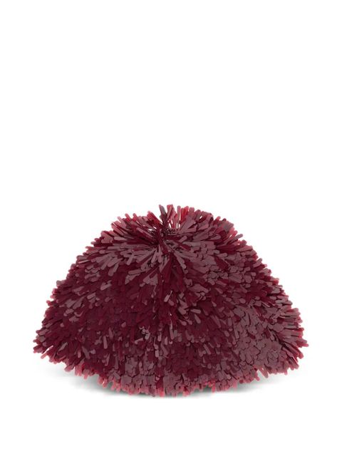 Alanui fringed sequined hat - Red - zdjęcie produktu nr 1