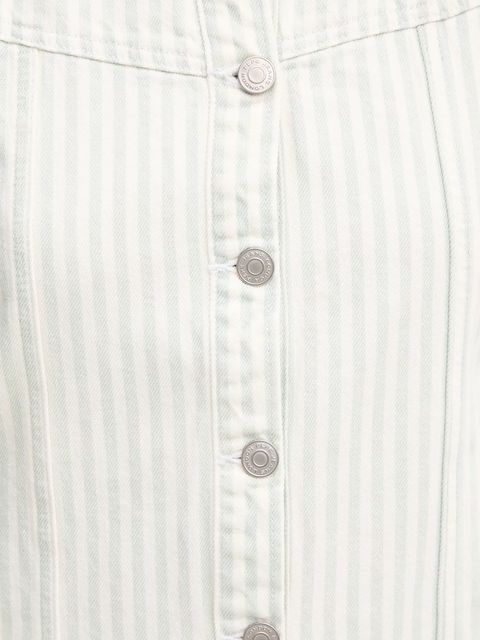 Pepe Jeans sukienka jeansowa kolor zielony mini dopasowana PL953766