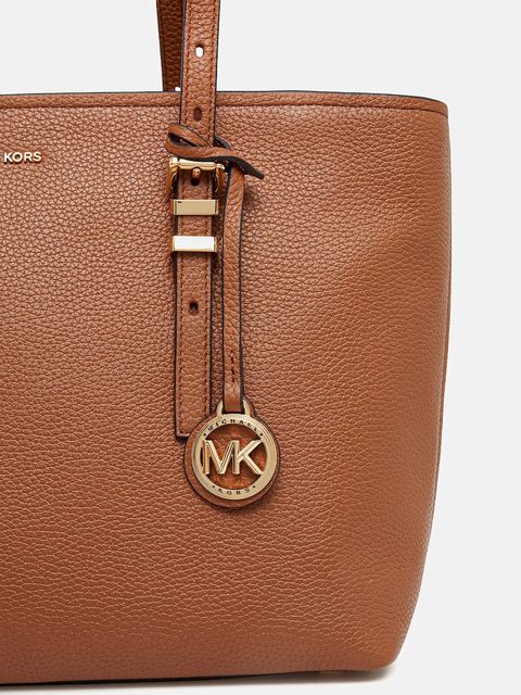 MICHAEL Michael Kors torebka skórzana QUINN kolor brązowy 30T5GQNT2L