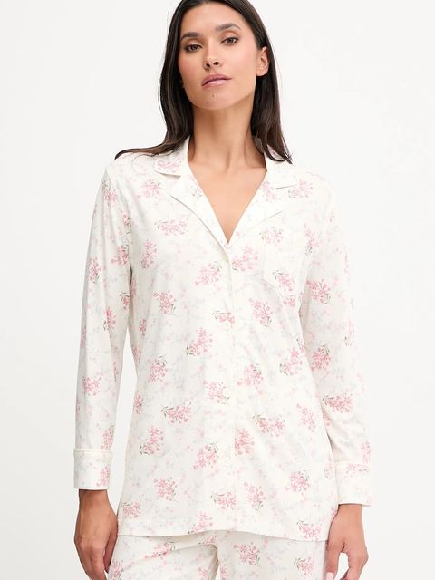 Lauren Ralph Lauren piżama damska kolor beżowy ILN92443 - zdjęcie produktu nr 2