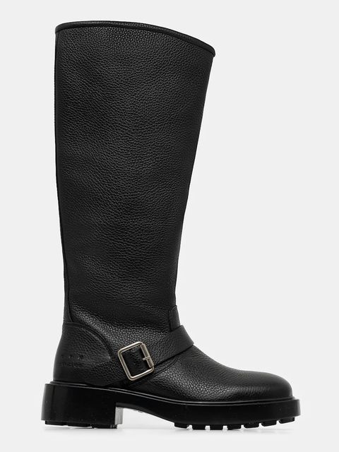 Copenhagen kozaki skórzane damskie kolor czarny na płaskim obcasie CPH441 leather - zdjęcie produktu nr 2