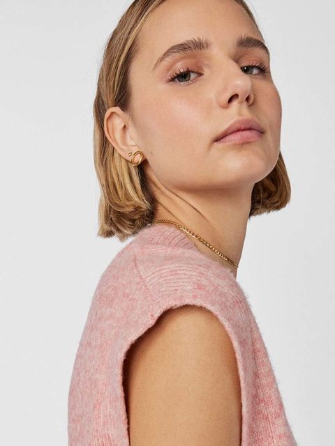 Tous kolczyki ze srebra pokrytego złotem Hold