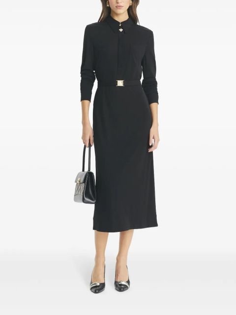 Tory Burch belted jersey shirt dress - Black - zdjęcie produktu nr 2