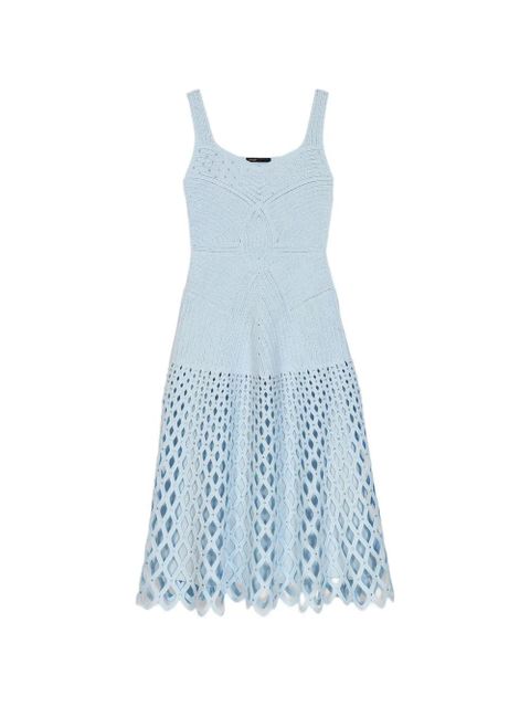 Maje cut-out knitted maxi dress - Blue - zdjęcie produktu nr 1