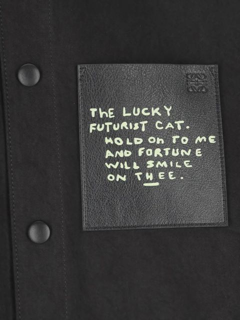 LOEWE x Louis Wain cat-embroidery jacket - Black