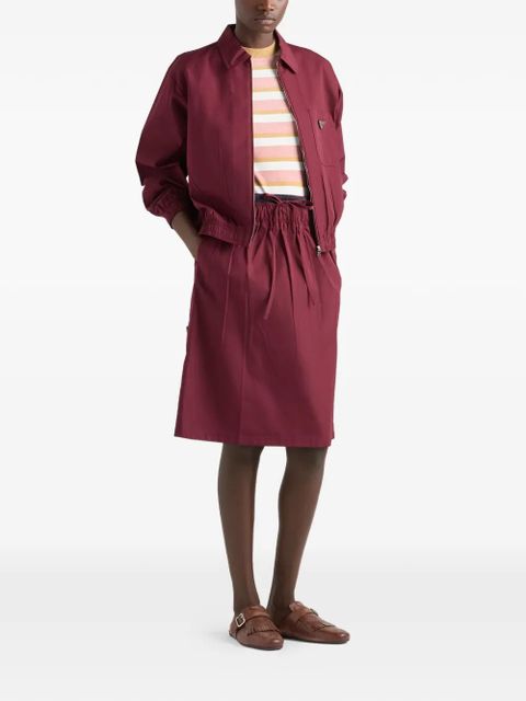 Prada Bayadere stripe jersey T-shirt - Neutrals - zdjęcie produktu nr 2