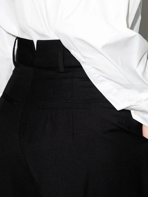 The Frankie Shop Gelso high-waisted darted trousers - Black