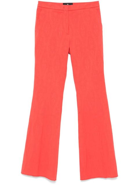 ETRO paisley-jacquard trousers - Orange - zdjęcie produktu nr 1