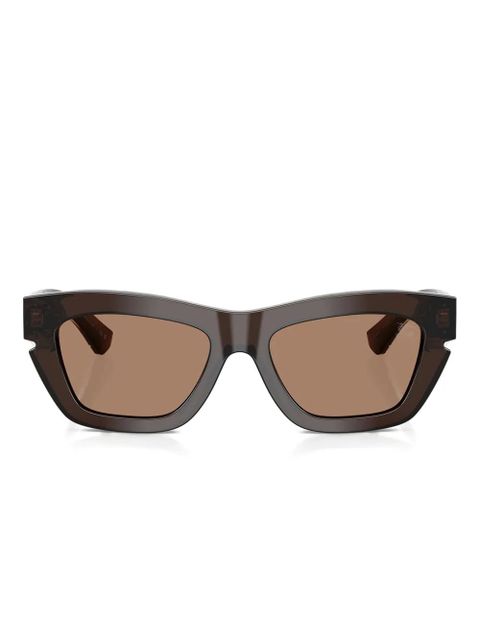 Burberry Eyewear geometric-frame sunglasses - Brown - zdjęcie produktu nr 1