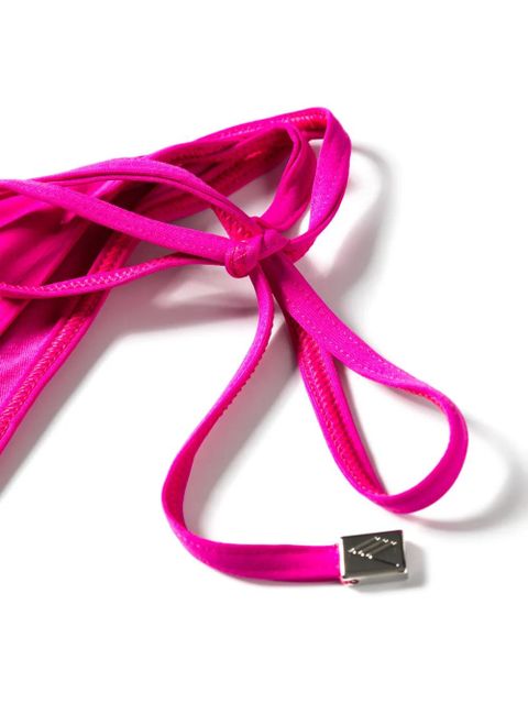 The Attico tie-fastening bikini - Pink - zdjęcie produktu nr 2