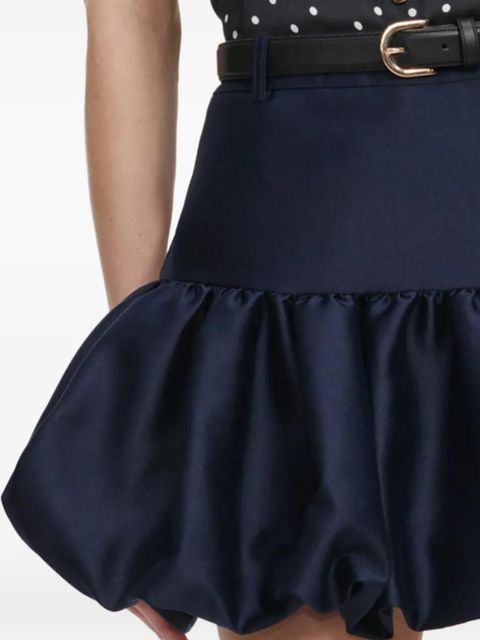 Self-Portrait A-line mini skirt - Blue