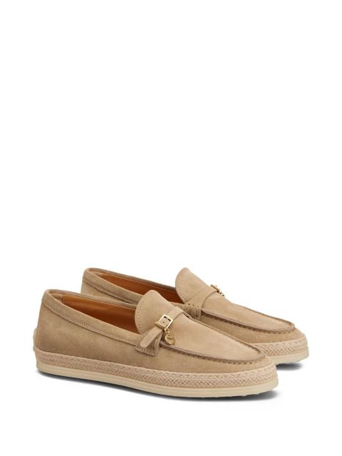 Tod's suede loafers - Neutrals - zdjęcie produktu nr 2
