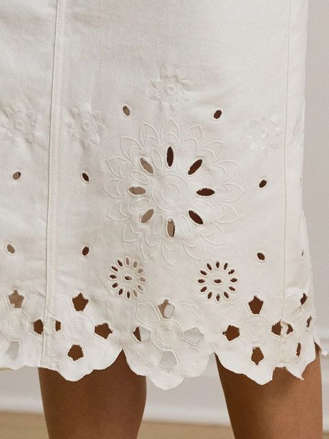 Lauren Ralph Lauren spódnica jeansowa