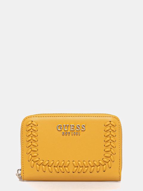 Guess portfel TATUM damski kolor żółty SWNG96 67140 - zdjęcie produktu nr 1