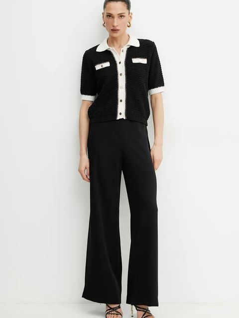 Morgan kardigan MNESSY damski kolor czarny MNESSY