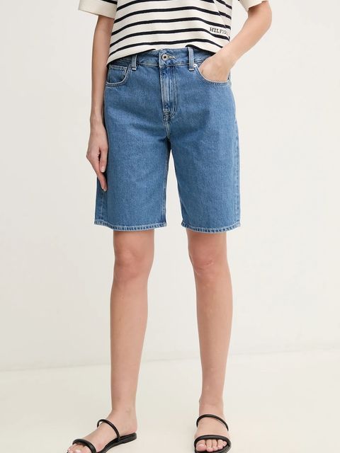 Pepe Jeans szorty jeansowe BERMUDA SHORT HW - zdjęcie produktu nr 1