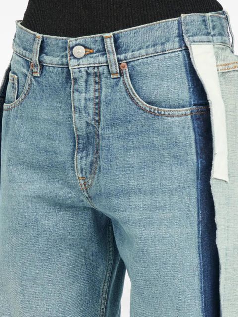 MM6 Maison Margiela panelled five-pocket jeans - Blue