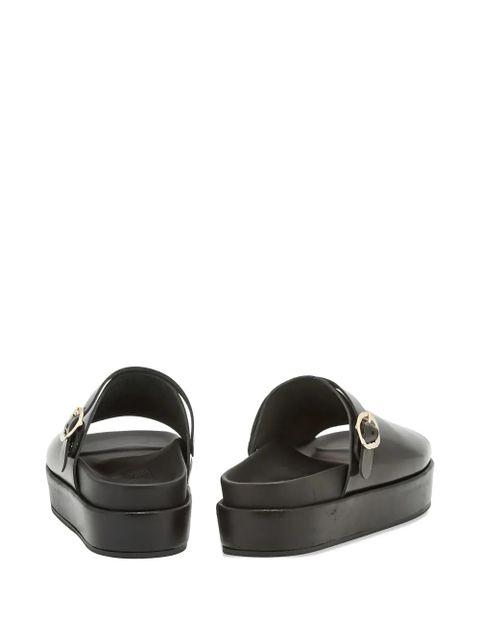 Ancient Greek Sandals Arachova buckle sandals - Black
