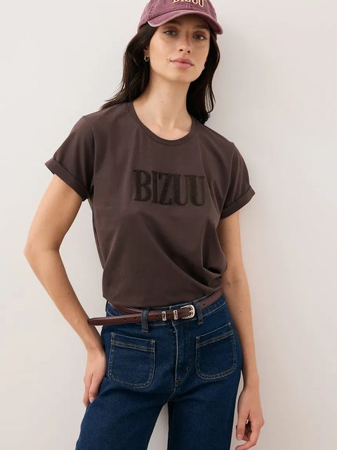 Bizuu czapka z daszkiem bawełniana ZANE kolor bordowy ZANE BORDOWY