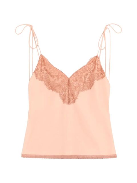 Valentino Garavani crepe de chine top - Pink - zdjęcie produktu nr 1