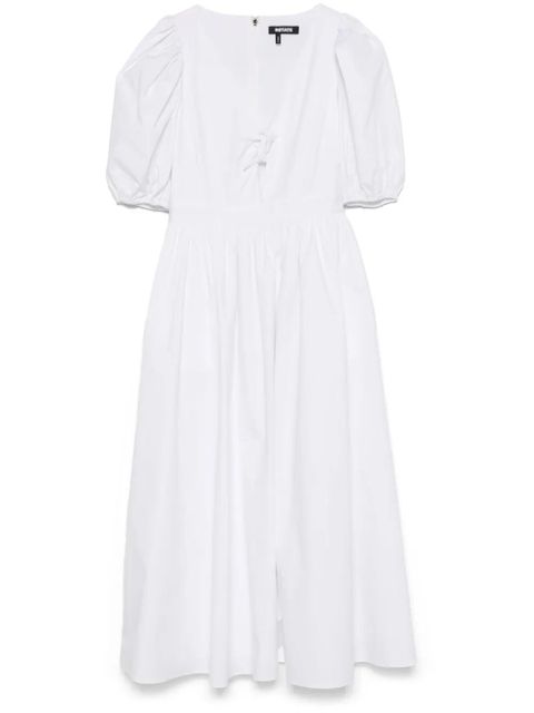 ROTATE BIRGER CHRISTENSEN puff-sleeve midi dress - White - zdjęcie produktu nr 1