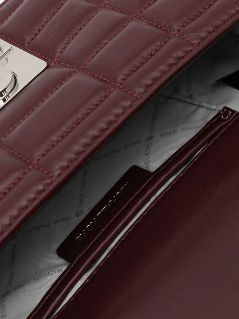 MICHAEL Michael Kors torebka skórzana kolor bordowy 30R4S1SL3L