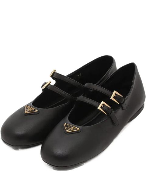 Prada strap buckle ballet flats - Black - zdjęcie produktu nr 1