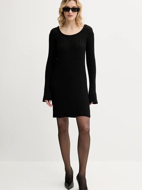 Pinko sukienka kolor czarny mini dopasowana 105301 A2N7 - zdjęcie produktu nr 2