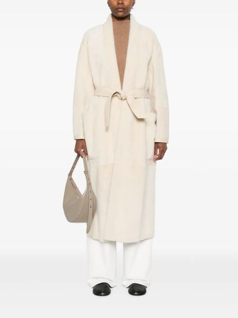 Max Mara shearling coat - Neutrals