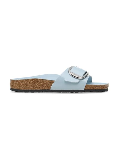 Birkenstock klapki Madrid Big Buckle damskie kolor niebieski 1030364 - zdjęcie produktu nr 1