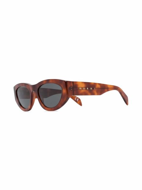 Marni Eyewear Marni tortoiseshell sunglasses - Brown - zdjęcie produktu nr 2