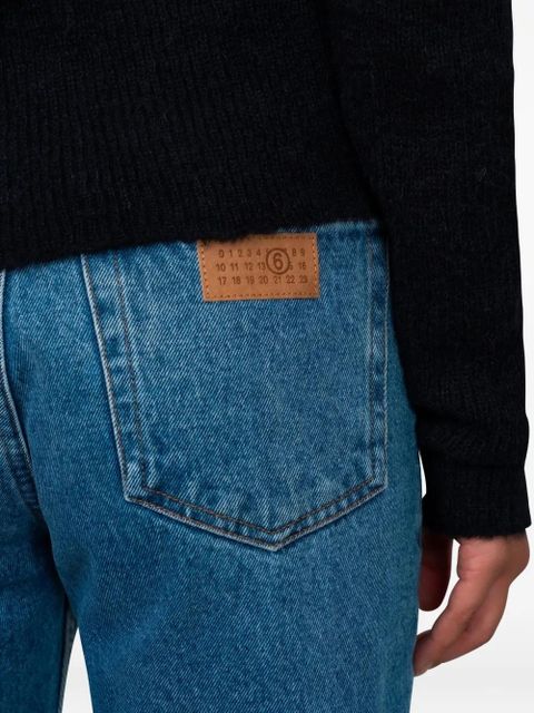 MM6 Maison Margiela panel straight jeans - Blue