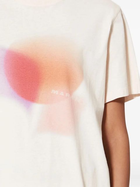 MARANT ÉTOILE Zewel graphic T-shirt - Neutrals