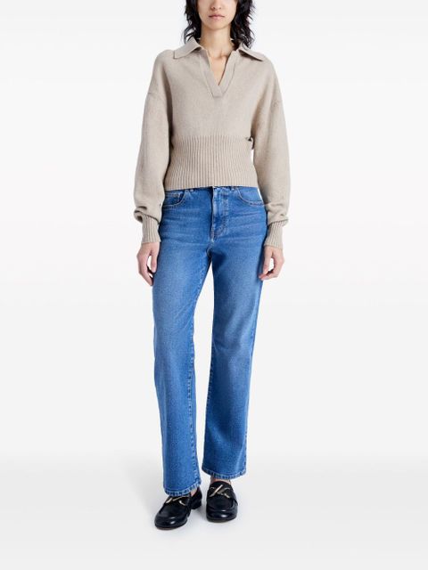 Proenza Schouler Jeanne cashmere polo jumper - Neutrals