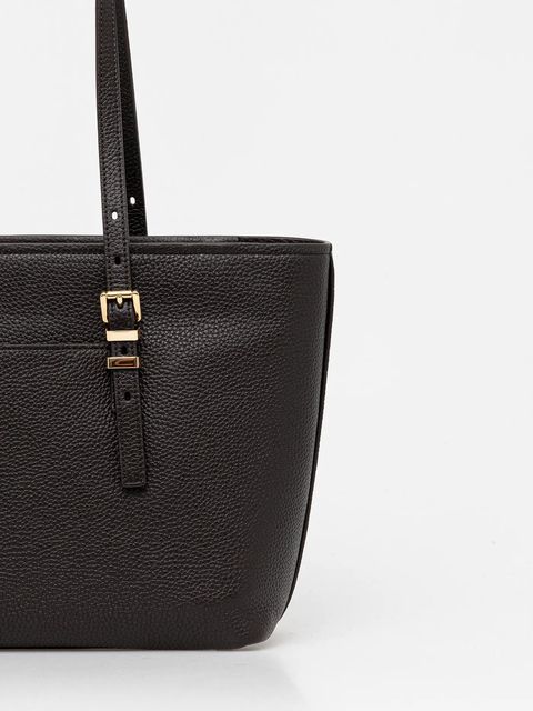 MICHAEL Michael Kors torebka skórzana QUINN kolor brązowy 30T5GQNT2L