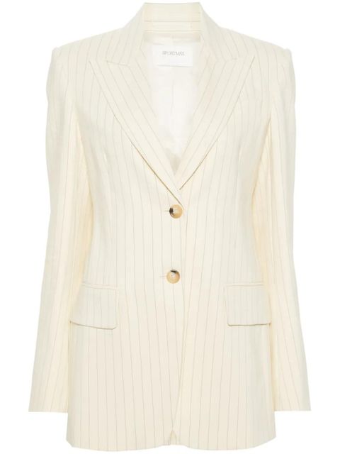 Sportmax Aversa pinstriped blazer - Neutrals - zdjęcie produktu nr 1