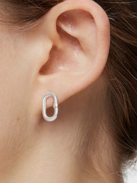 Tous kolczyki srebrne Hold Oval