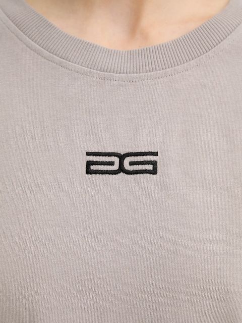 Gestuz t-shirt bawełniany damski kolor beżowy 10910397