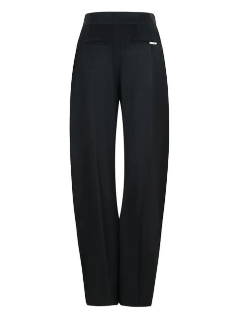 The Attico Gary pleated-front trousers - Black