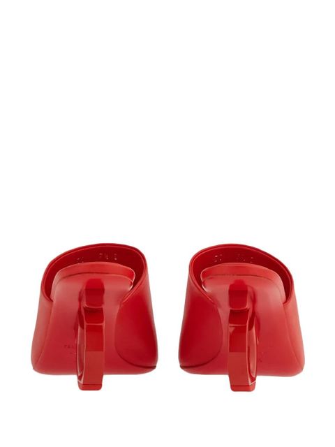 Ferragamo 70mm open-toe sculpted-heel mules - Red - zdjęcie produktu nr 2
