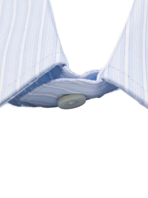 Maison Margiela Striped collar tie - Blue