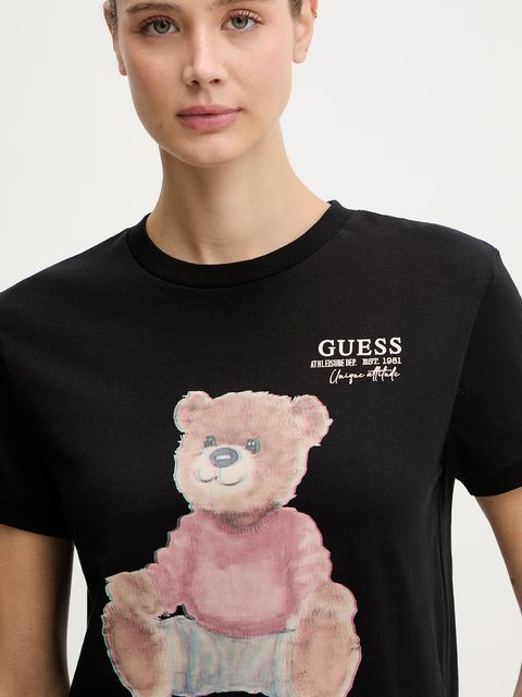 Guess t-shirt bawełniany CARLA