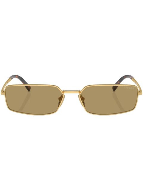 Prada Eyewear Prada PR A60S rectangle sunglasses - Gold - zdjęcie produktu nr 1
